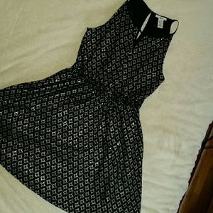 Black and silver party dress